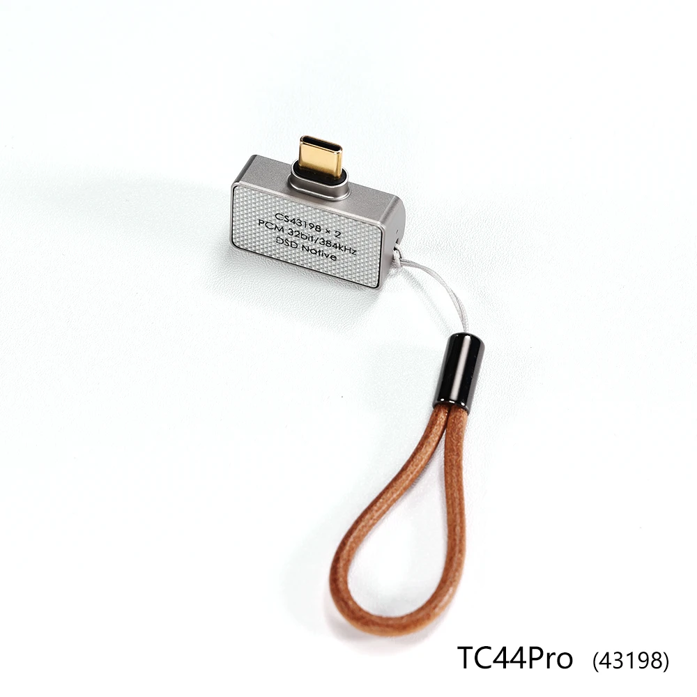 Earphone Cable DAC DD ddHiFi TC44Pro The 3rd Gen 4.4mm DAC Dongle (Minor Revision), Dual CS43198 DAC Chips, 32bit/384kHz PCM and Native DSD256
