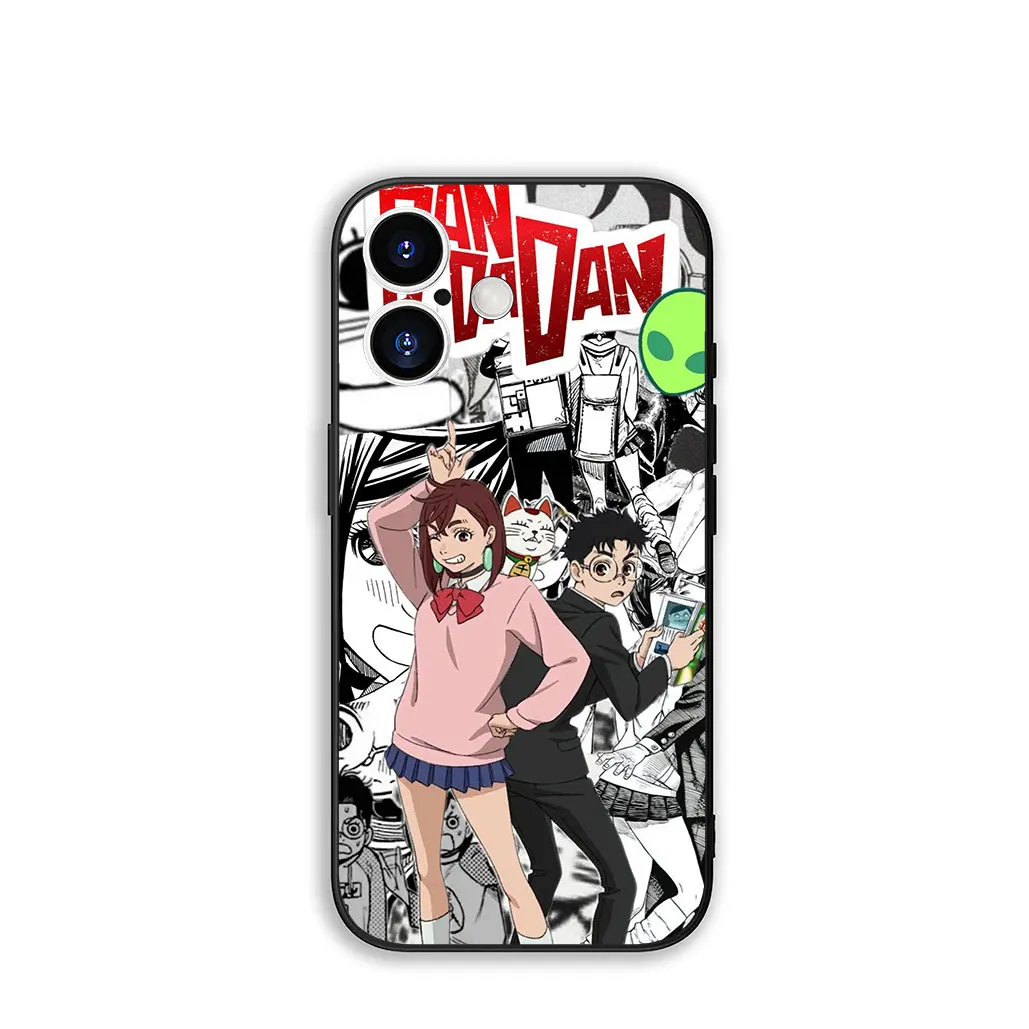 Stylish Protective Coque Cover with Dandadan Momo Okarun Design