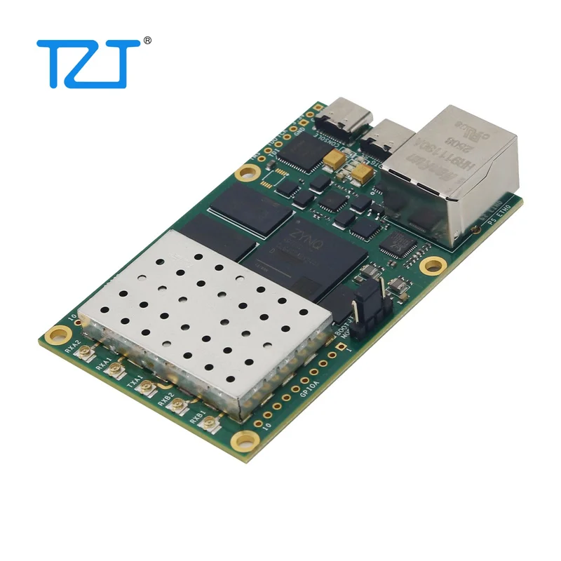 TZT 70MHz-6GHz 8/4채널 위상 동기화 수신 SDR 개발 보드 XC7Z020-2CLG400I+4pcs/2pcs AD936X 기반