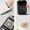 Electric Sandwich Maker Automatic Waffle Machine Breakfast Maker Bread Toaster Pancake Egg Cake Oven Non-Stick Coating 110V/220V 6
