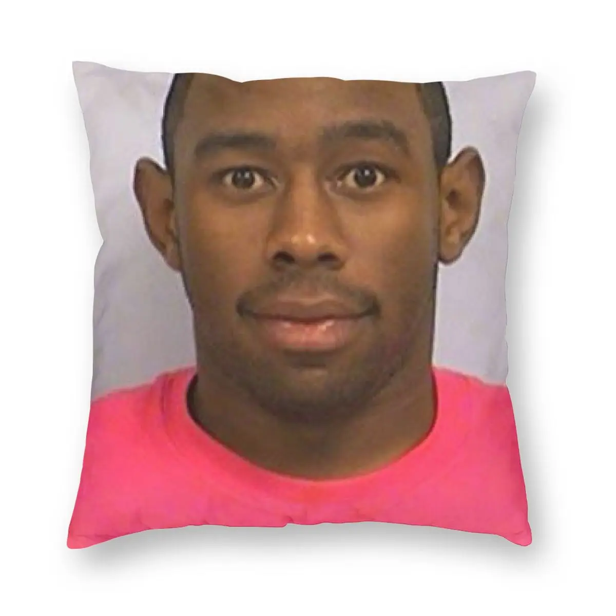 Tyler, The Creator Mugshot Square Pillowcase Polyester Linen Velvet Printed Zip Decor Pillow Case Sofa Seater Cushion Case 3