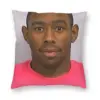 Tyler, The Creator Mugshot Square Pillowcase Polyester Linen Velvet Printed Zip Decor Pillow Case Sofa Seater Cushion Case 3
