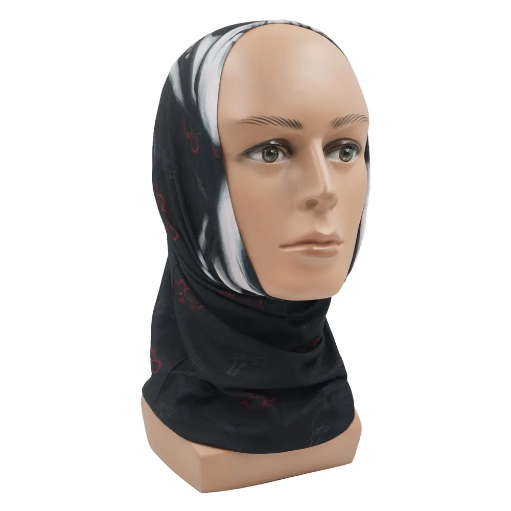 Clown Face Cover for Men Women Dustproof UV Protect Quickdry Neck Gaiter Art Printing Balaclava Cycling  Hiking Undercap Bandana 4