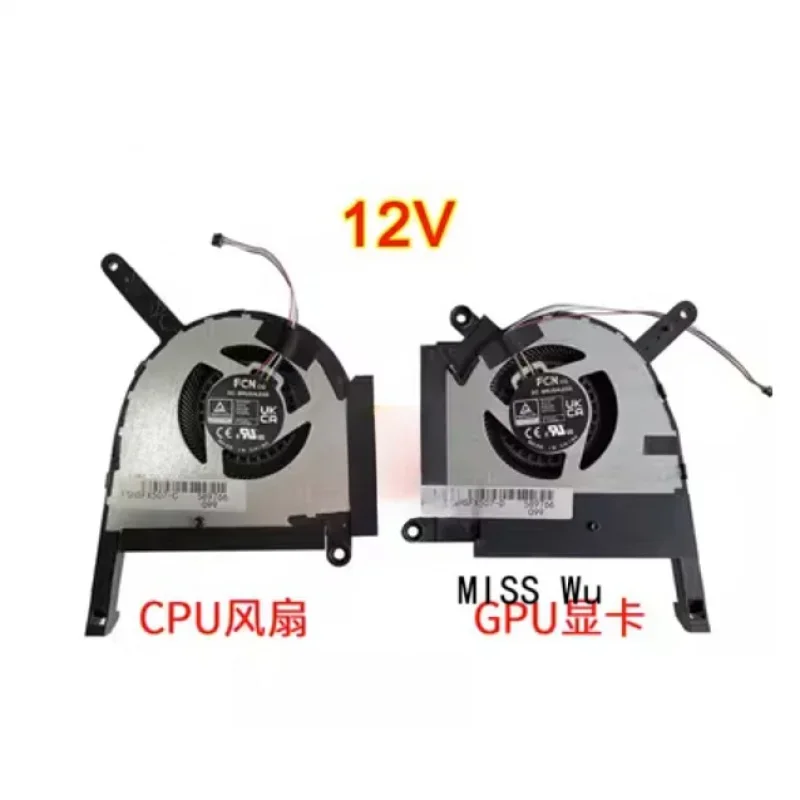 Новый оригинальный кулер для ноутбука, GPU охлаждающий вентилятор для ASUS FX507FX507Z FA507 FA507R FX 707ZR FA707