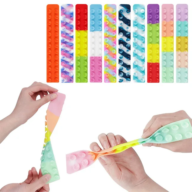 Suction Cup Square Pat Pat Silicone Sheet Squidopop Fidget Toy Children Stress Relief Squeeze Toy Antistress Soft Squishy toy 5