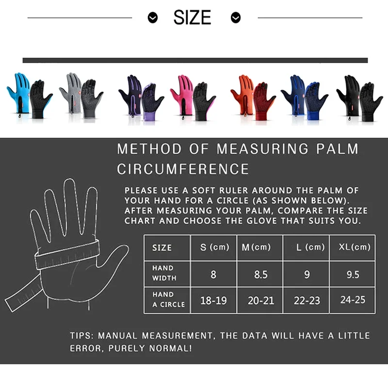 Thermal Winter Gloves For Men/ Women Touchscreen 5