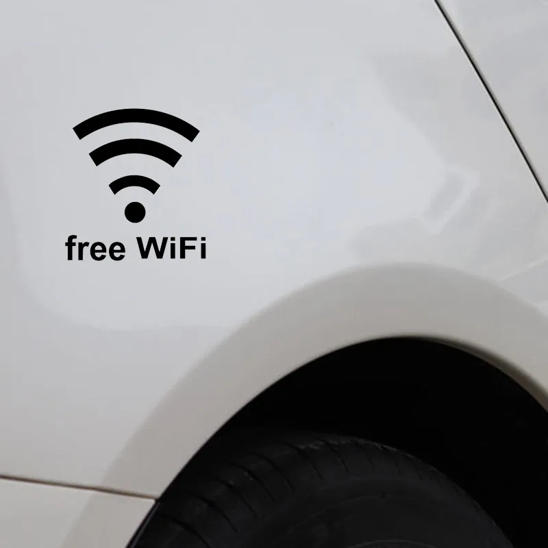 Рисунок 3 - Бесплатная wi-fi высекающая виниловая