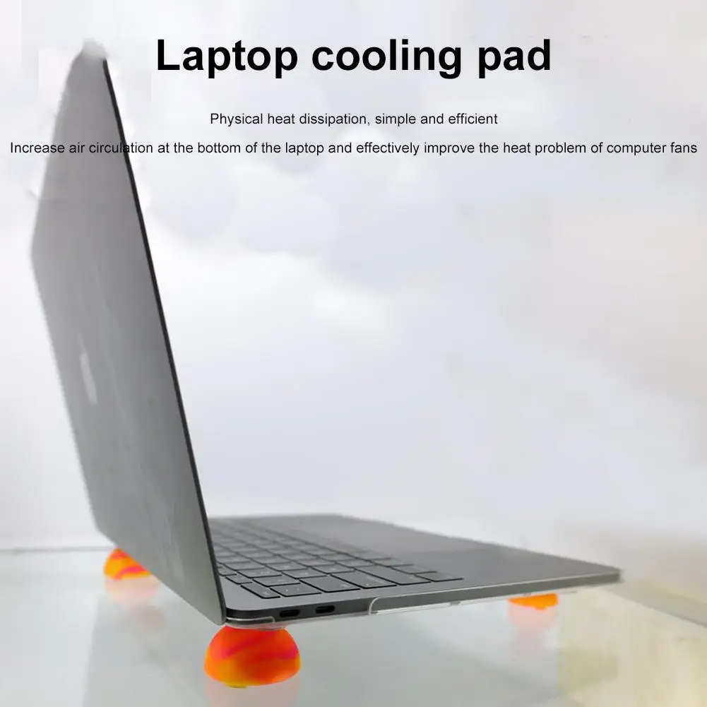Silikon-Lüfter, Wärme-Laptop-Kühlkissen, Büro, Zuhause, Alltag_voghion.com