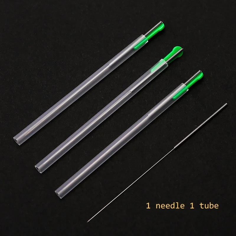 100pcs/box new acupuncture needle disposable tube needle one with one guide tube beauty body massage hand massager disposable acupuncture needle