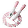 Beaded Jump Rope Plastic Segmented Jump Rope with Counter Soft Beaded Skipping Rope Adjustable Length for Kids Adults 3