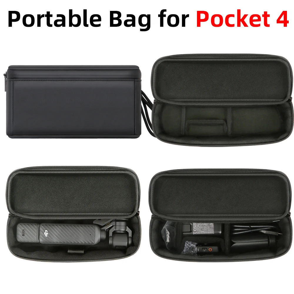 DJI OSMO Pocket 4 휴대용 여행용 보관 케이스 보호용 파우치 카메라 액세서리용 충격 방지 하드 운반 가방