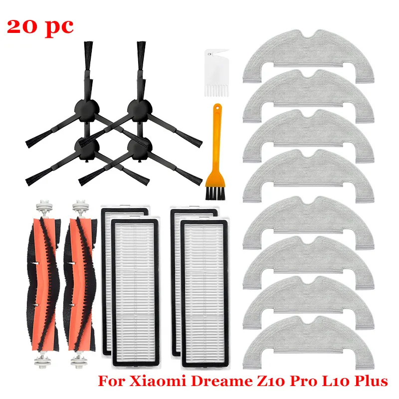 Premium Replacement Vacuum Cleaner Accessories Kit - Main/Side Brush & Filter
