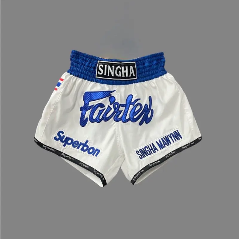 Combat Sports Muay Thai Fight Shorts for Men and Women Champion Tournament Training Bottoms sports shorts compression shorts