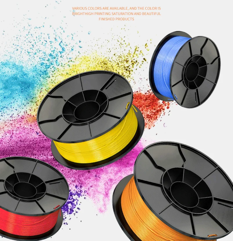 5kg pla 3D 프린터 필라멘트 1.75mm - 고강도, 고순도, 무취, 막힘 없음, 스트링링 없음, 5kg 필라멘트 검정+흰색