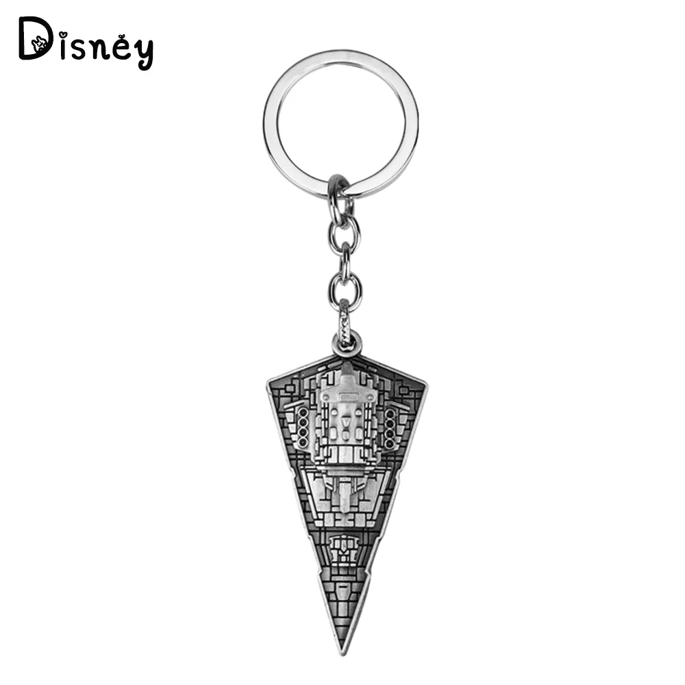 Star Wars Exitor Battleship Portachiavi Disney Super Star Destroyer Ciondolo In Metallo Portachiavi Zaino Per Auto Accessori Per Portachiavi
