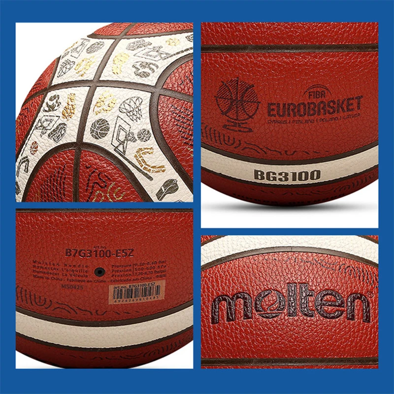 2025 Molten Basketball Balls High Quality Official Size 7 PU Indoor Outdoor Men Basketball Training Match Game Baloncesto view 6