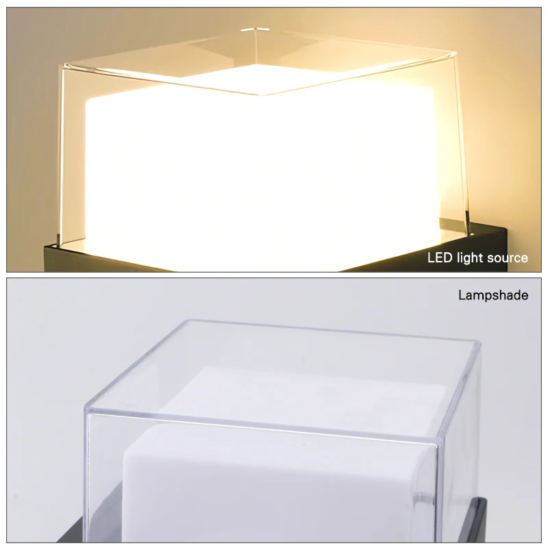 LED Wall Light 220V Bedroom Bedside Light Living Room Balcony Aisle Wall Lamp Corridor Sconce Lamp Home Decor Outdoor