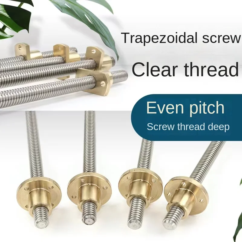 304 aco inoxidavel trapezoidal haste parafuso rosca 01