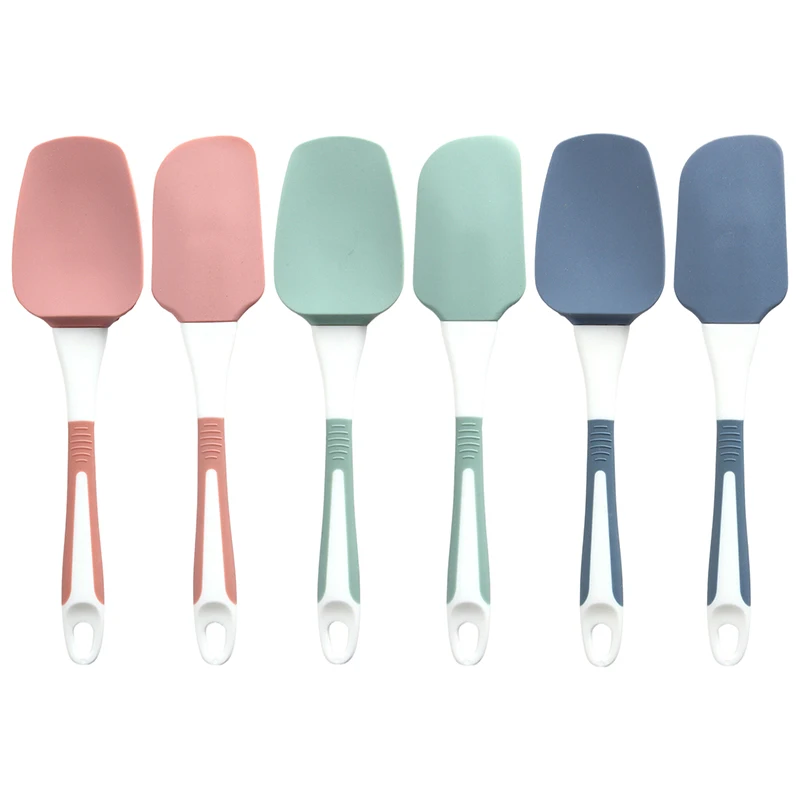 Silicone spatula shovel ergonomic cake spatula icing kitchen DIY baking tools accessories