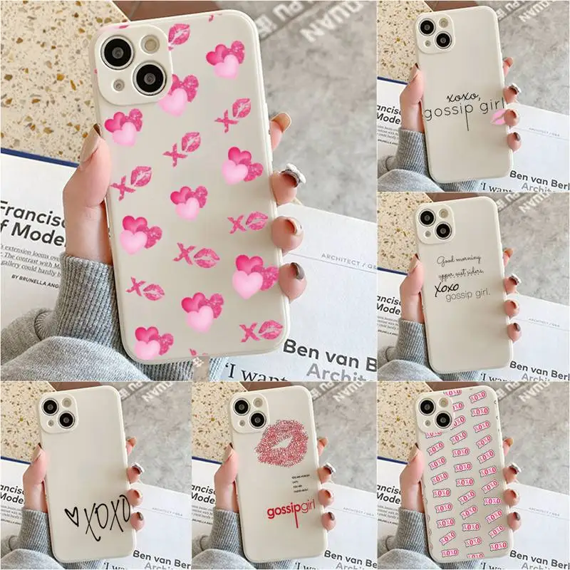 Gossip Girl Love Best Friends Custodia Per Telefono Per Iphone 7 8 Plus X Xr Xs 11 12 13 Se2020 Mini Mobile Iphone 14 Pro Max Case