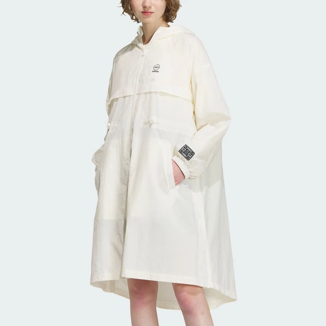 Adidas officiel véritable nouveau NEO femmes à capuche Simple ample Long manteau IK7648 1
