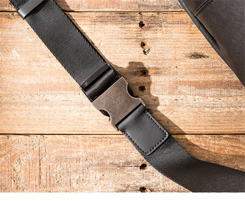 PNDME mode lässig hohe qualität aus echtem leder männer schwarz brust tasche im freien echtes rindsleder motorrad schulter umhängetasche – Detail 18