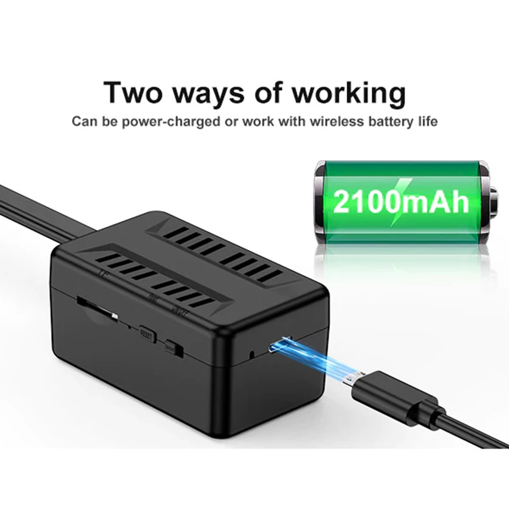 New Mini WiFi Camera HD 1080P Flexible Lens Cable 2 Way Talk Motion Detection USB Rechargeable Small Wireless WiFi Camera