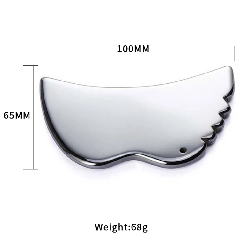 1Pieces Natural Terahertz Guasha Scraper Massager Facial Skin Lifting Reduce Puffiness Face/Body Care Guasha Board Massage Tool