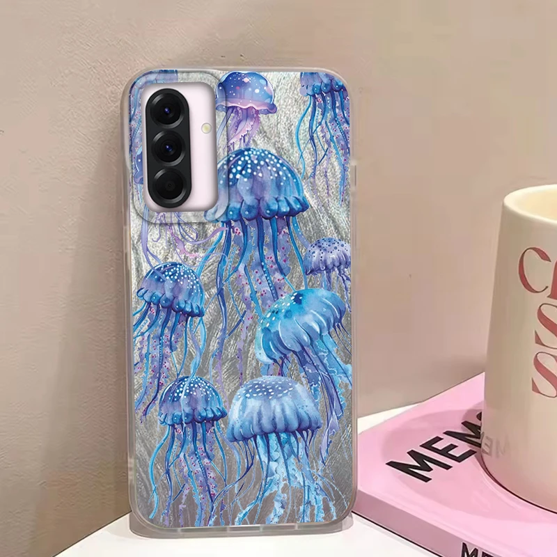 Jellyfish-Themed Protective Smartphone Case Bag