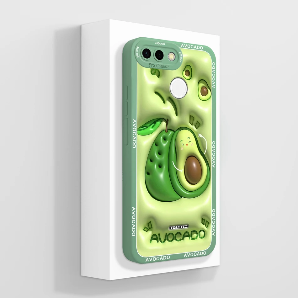 Fun Cartoon Liquid Silicone Phone Case - Full Protection Bumper Cover