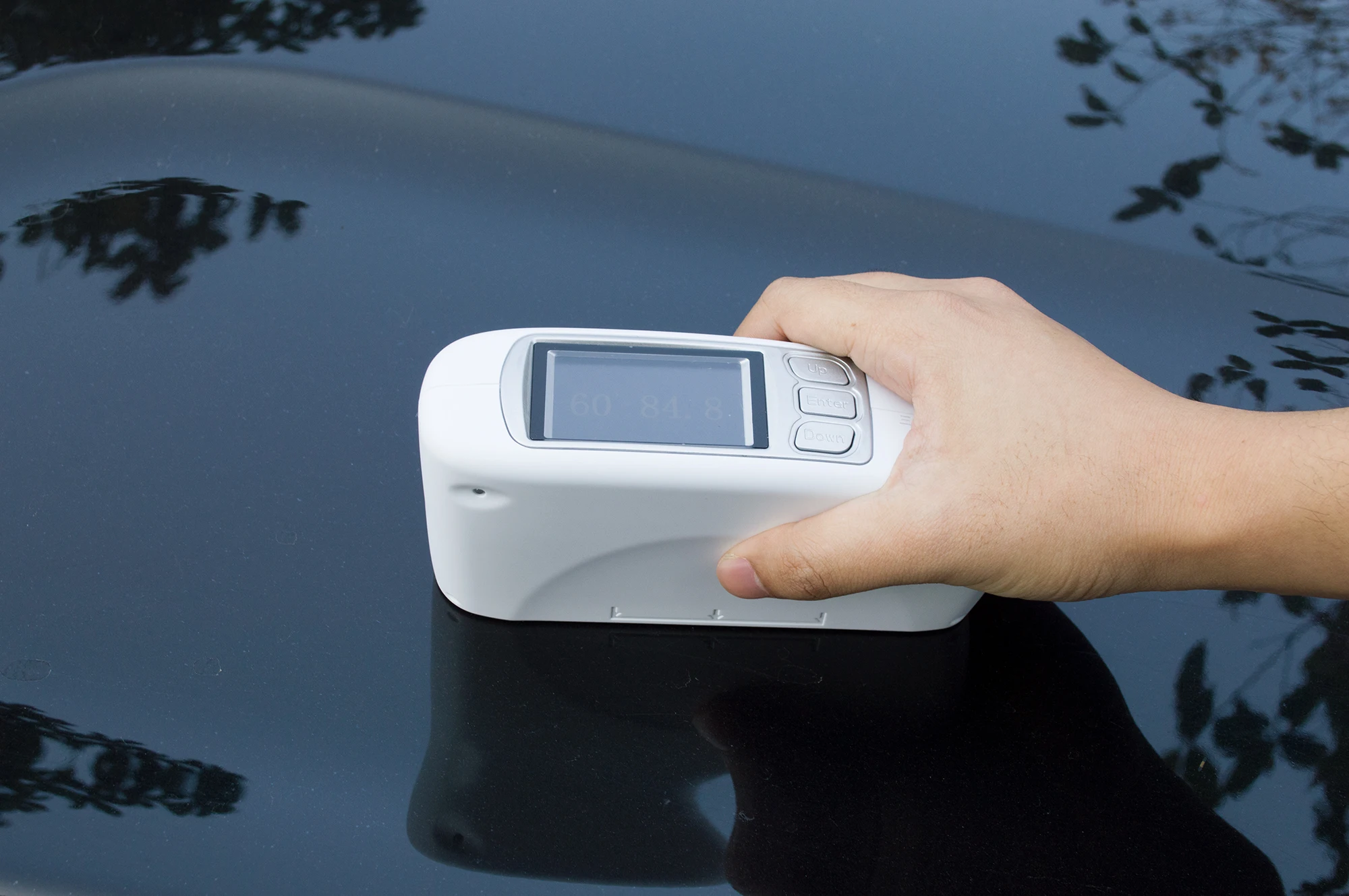0-200GU Rechargeable lithium battery Smart Gloss Meter Bluetooth Connected PC software 60&deg; Data Storage Gloss Meter Tester