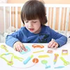 Children Doctor Men Girls Home Use Handheld Box Medicine Box Set Stethoscope Pain Relief Tool Interactive Parent-Child Game 2