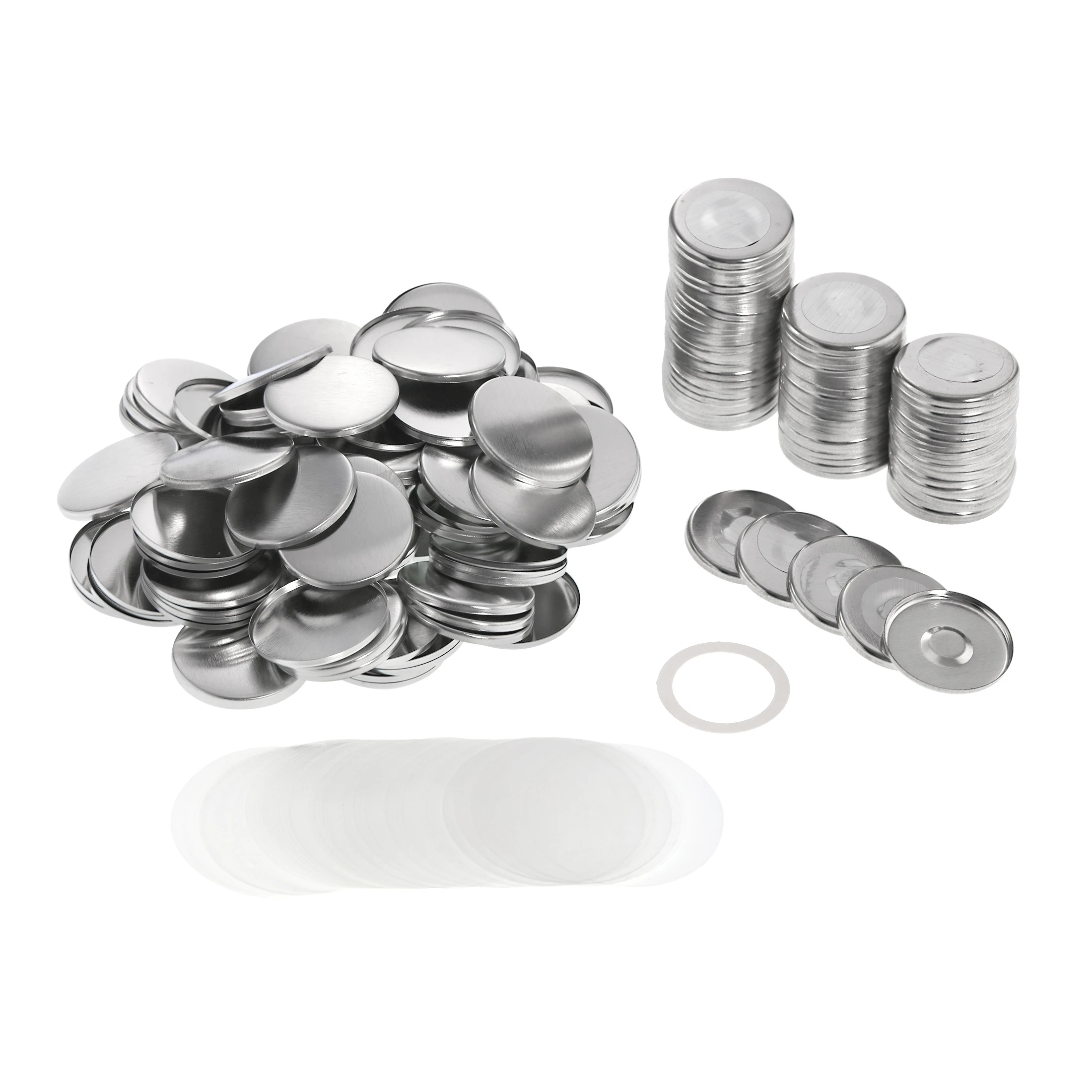 25mm 32mm 44mm 58mm magnet fridge button making parts DIY refrigerator button badge maker machine accessories supplies 100pcs badge parts button making supplies
