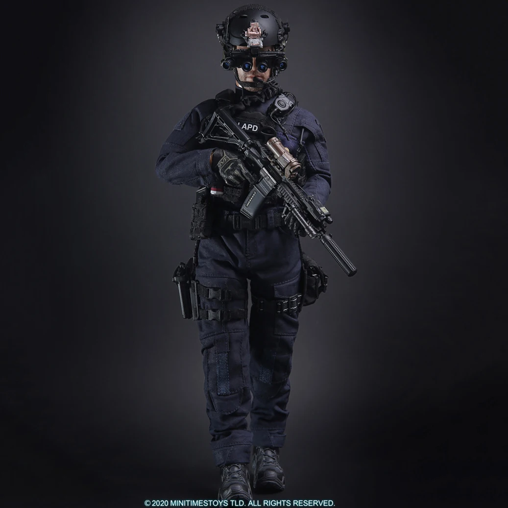Mini Times Toys M024 1/6 SWAT 2.0 Soldier Figure Model 12'' Male Soldier Action Figure Body Doll