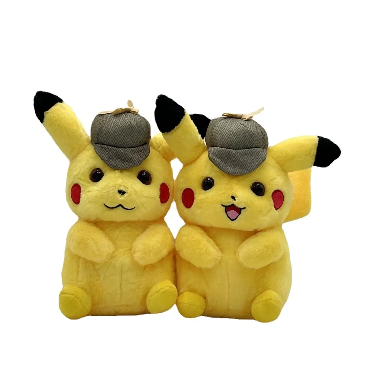

Cartoon Anime PokemonCute Detective Pikachu Doll Toy High Quality Toys Peluche Pikachu Doll Children's Gift