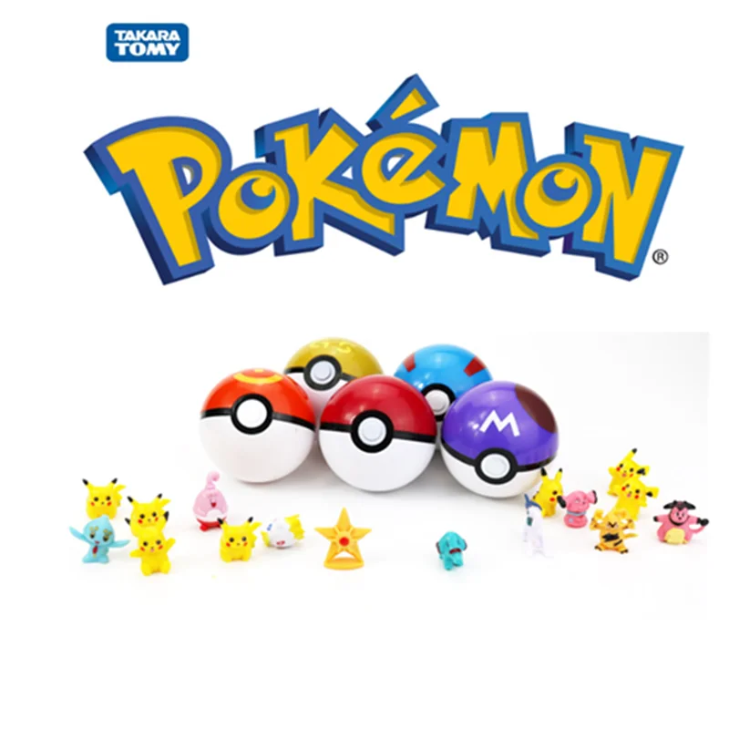 Pokemon Pokeball Brinquedos para Crianças, Pikachu, Bola de Elfos Kawaii,  Figura de Ação Aleatória, Bonecas, Decoração de Aniversário, Venda Quente -  AliExpress