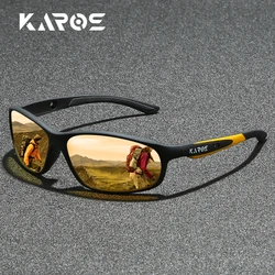 Polarized Wraparound Sports Sunglasses with Maximum Coverage and UV400 Protection (Night Vision)