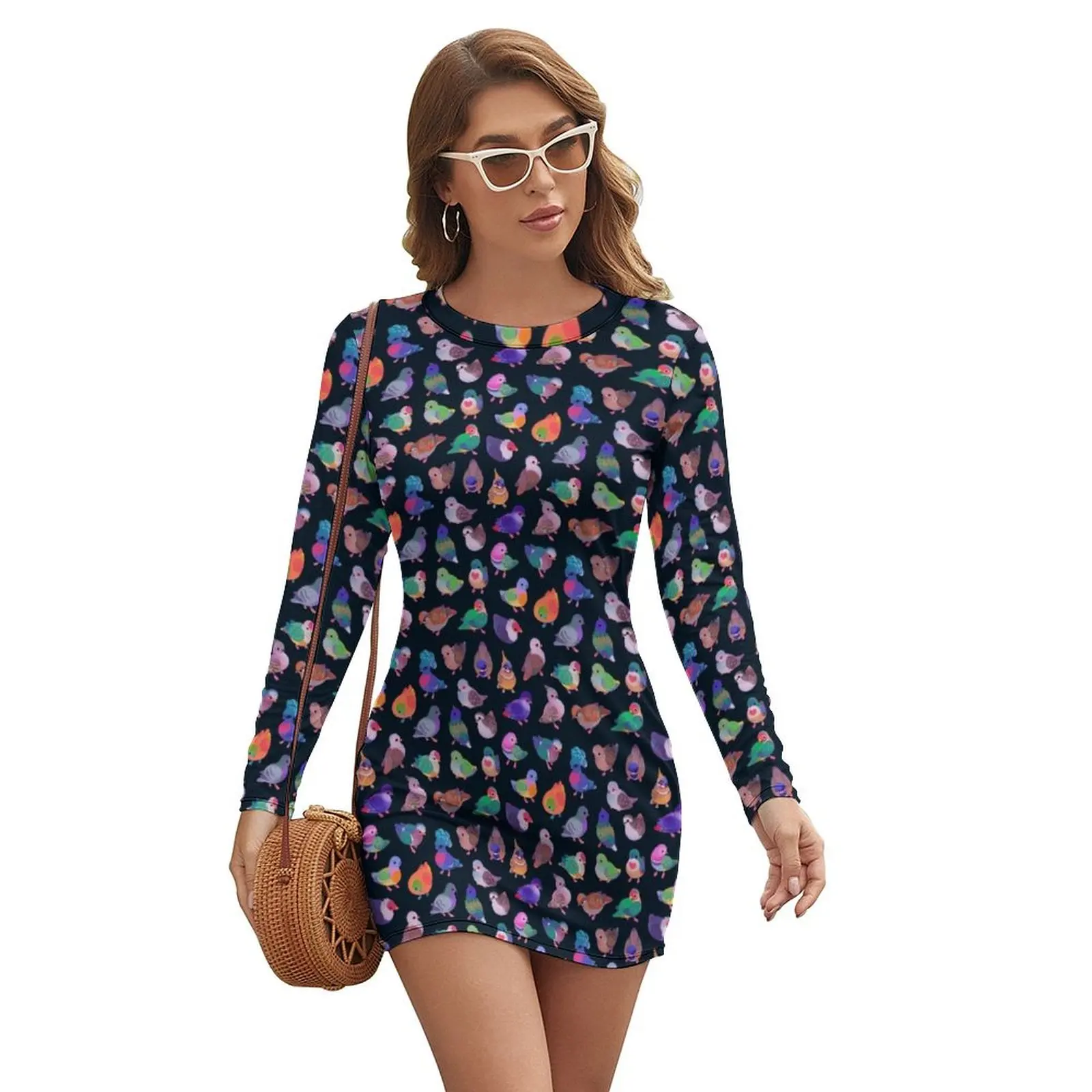 

Wild pigeon Long-sleeved Dress women's summer clothing 2024 festival outfit women