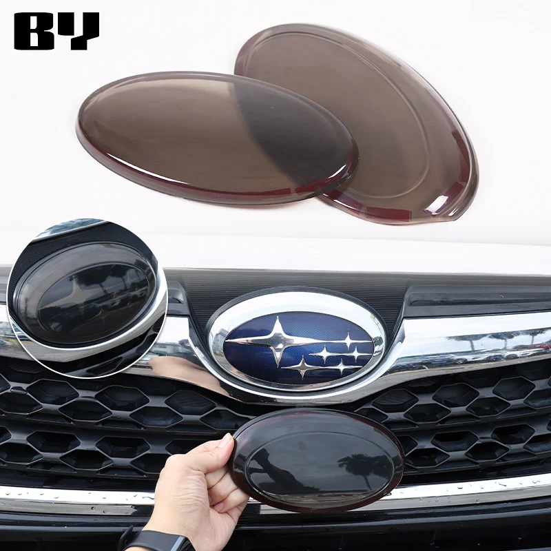 

Logo Decoration Ring For Subaru Forester 2013-2018 Front And Rear Logo Cover Car Stickers Exterior Accessories