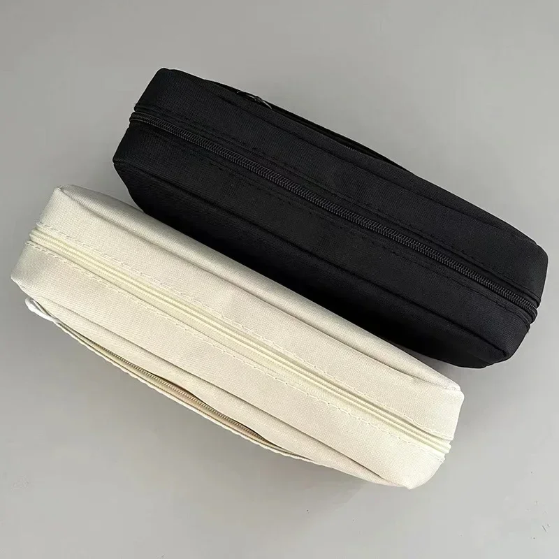 Astuccio per matite con capacità nera Astucci per matite carini Kawaii Astuccio per penne per studenti Materiale scolastico grande Astuccio per matite per cancelleria Astuccio per matite - immagine 3