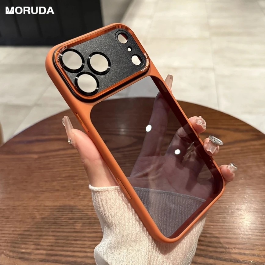 Premium Crystal Clear Shockproof Acrylic Case with Lens Protection