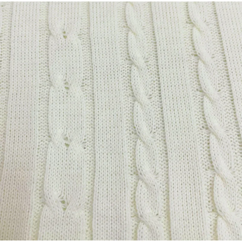 Casual Knitted Long Sleeve Sweaters Women Loose White Half High Neck Pullover Sweater Female Autumn Simple Chic High Street Tops