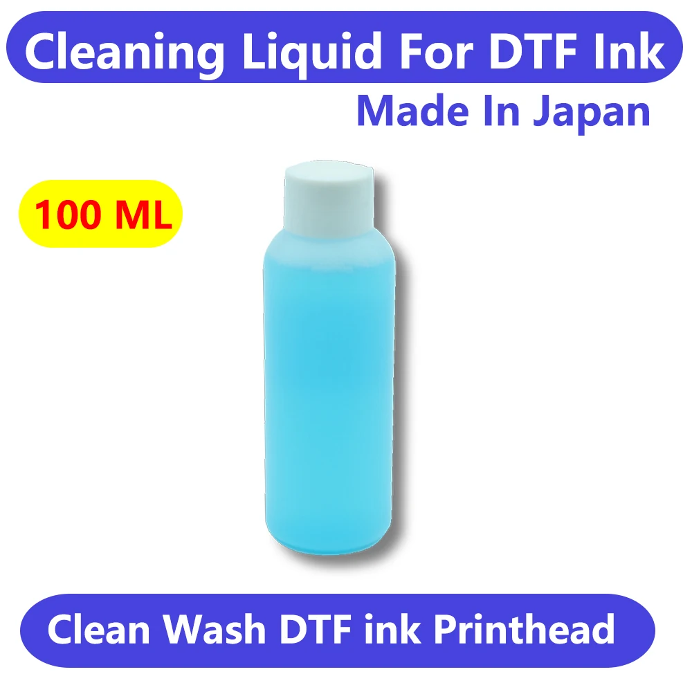 DTF 프린트 헤드 세척액, 엡손 XP600, L1800, 1390, L805, i3200 프린터용, 프린트 헤드 세척 클리너, 100ml