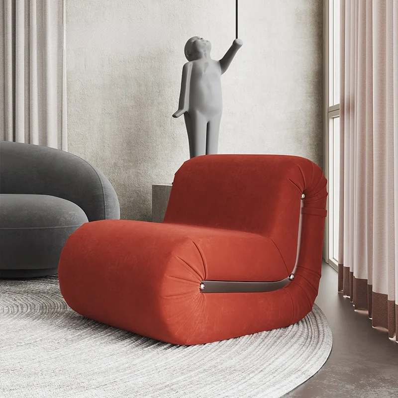 

Modern Light Luxury Single Chair Italian Minimalist Style Leisure Chair Creative Single Sofa Home Furniture