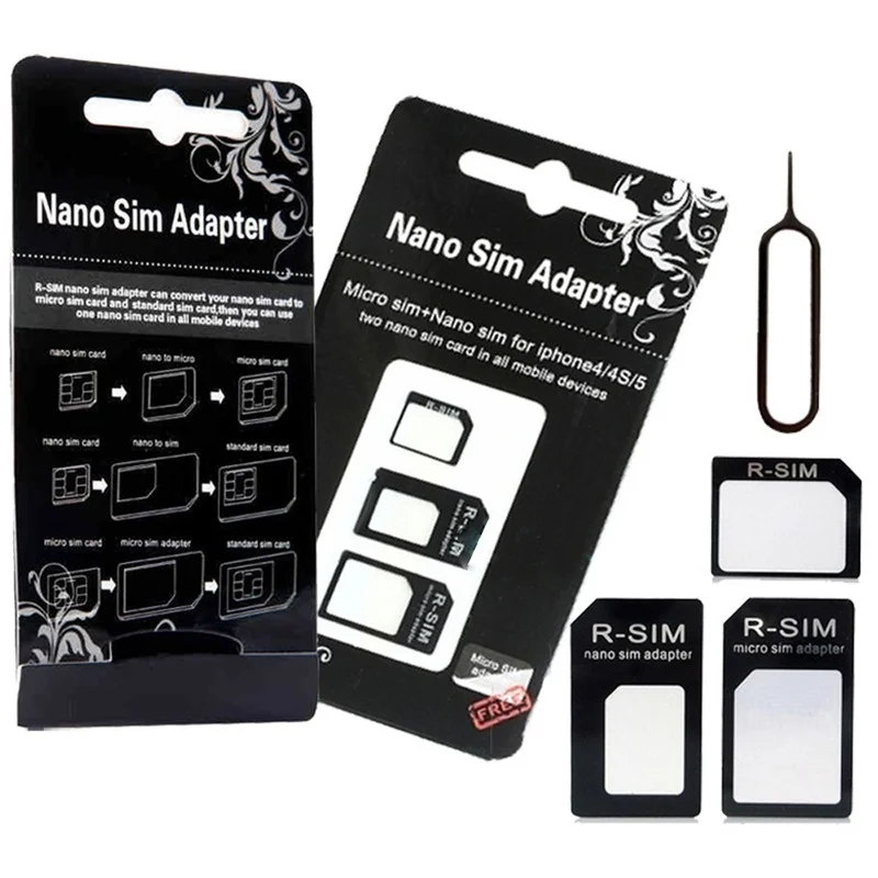 Рисунок 2 - Черный адаптер Nano SIM-карты к Micro Standard
