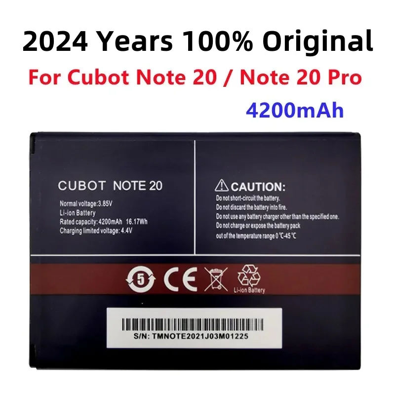 100% Оригинальный Новый 4200 мАч для Cubot Note 20 / Note 20 Pro Аккумулятор для телефона высококачественные сменные батареи батарея новый оригинальный аккумулятор для телефона 5000 мач k 5000 для oukitel k5000 высококачественные сменные батареи батарея с номером отслеживания