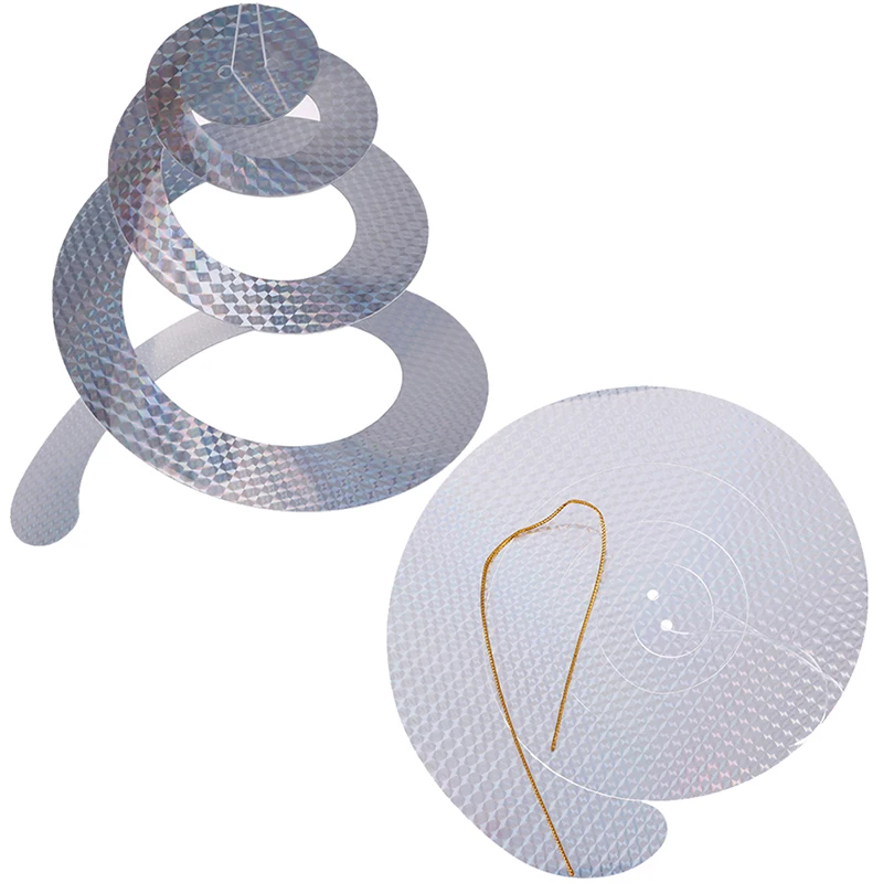 

1PC Pigeons Ribbon Repellent Tape Control Bird Scarer PVC Pest Control Bird Scare Tape Deterrent Tapes Discs Reflective
