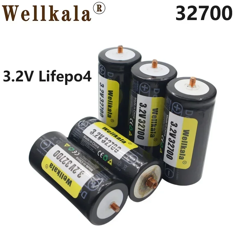

Aviation Arrival 32700 Lifepo4 3.2V Lithium Iron Phosphate Battery 60A Discharge DIY with Screw Rechargeable Battery Power Tools