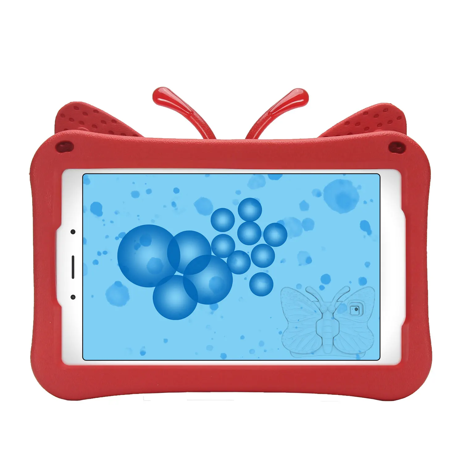 Colorful Butterfly Stand Shockproof Kids Tablet Case