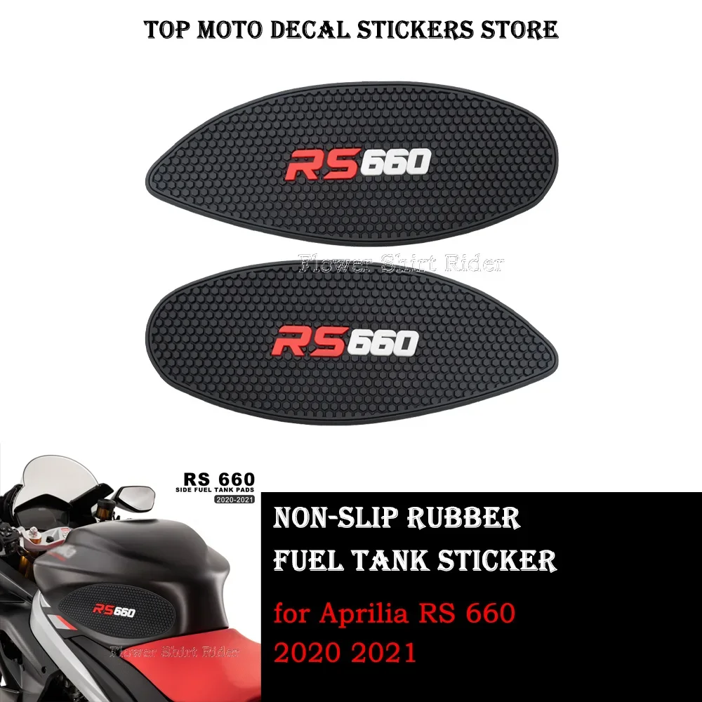 Motorcycle accessories non-slip side fuel tank pad knee protection for Aprilia RS 660 RS660 2020 2021